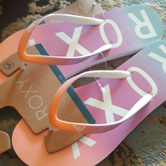 4x*Host Pick*Roxy adorable flip flop sandals - Picture 7 of 16
